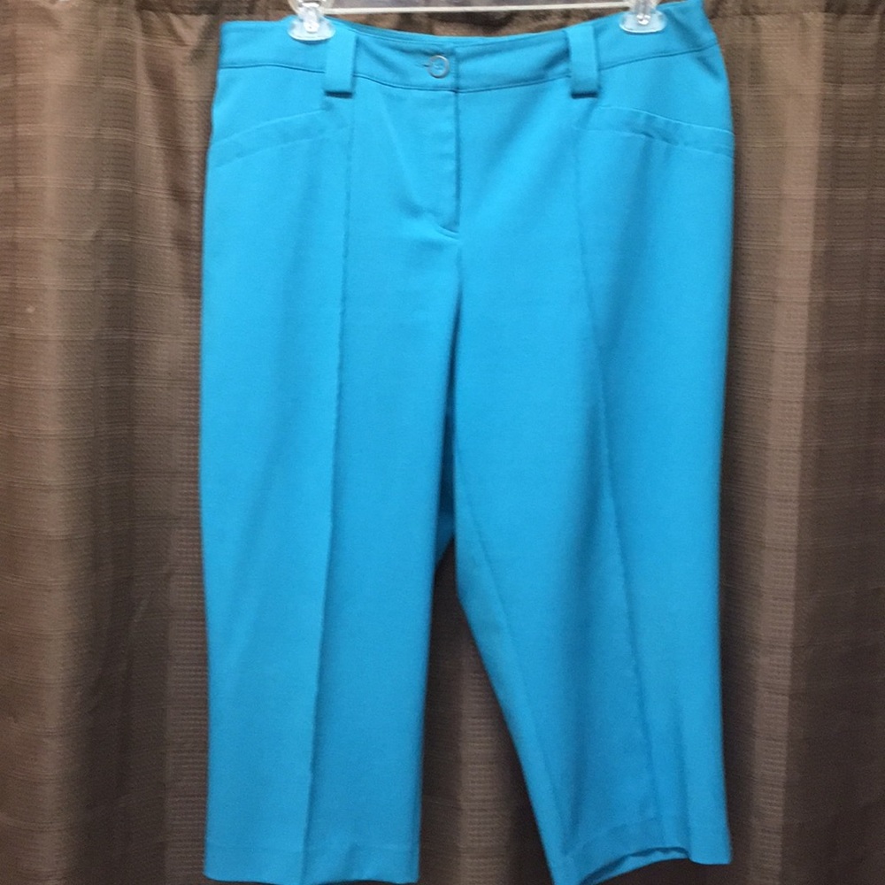 Cato Women Teal Capris